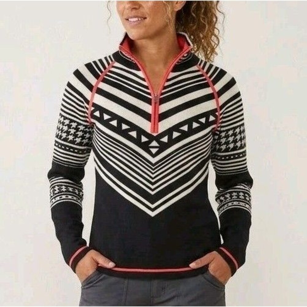 Title Nine Merino Wool Blend 1/4 Zip Sweater